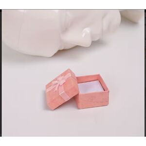 10 sets Pink Gift Box Set with Breathable Mesh Drawstring Bag - Rings & Earring